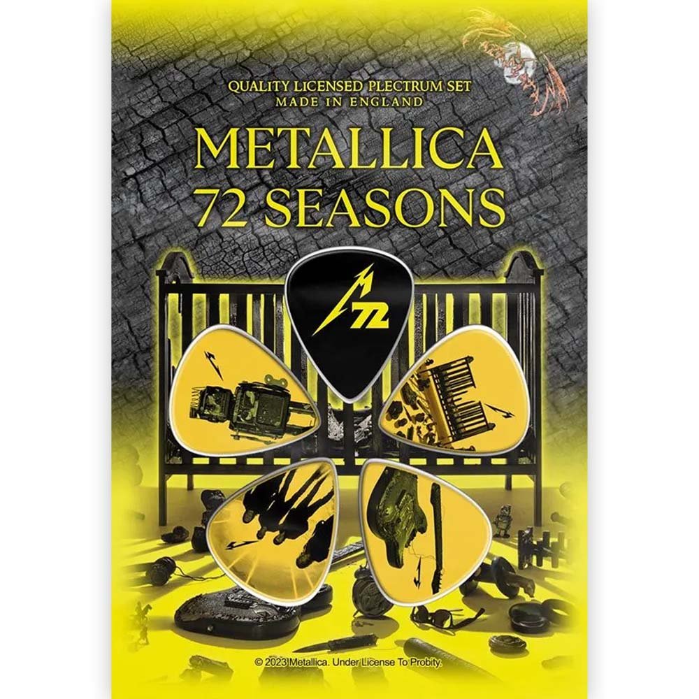 METALLICA メタリカ - 72 Seasons / 5枚セット / ギターピック - PGS